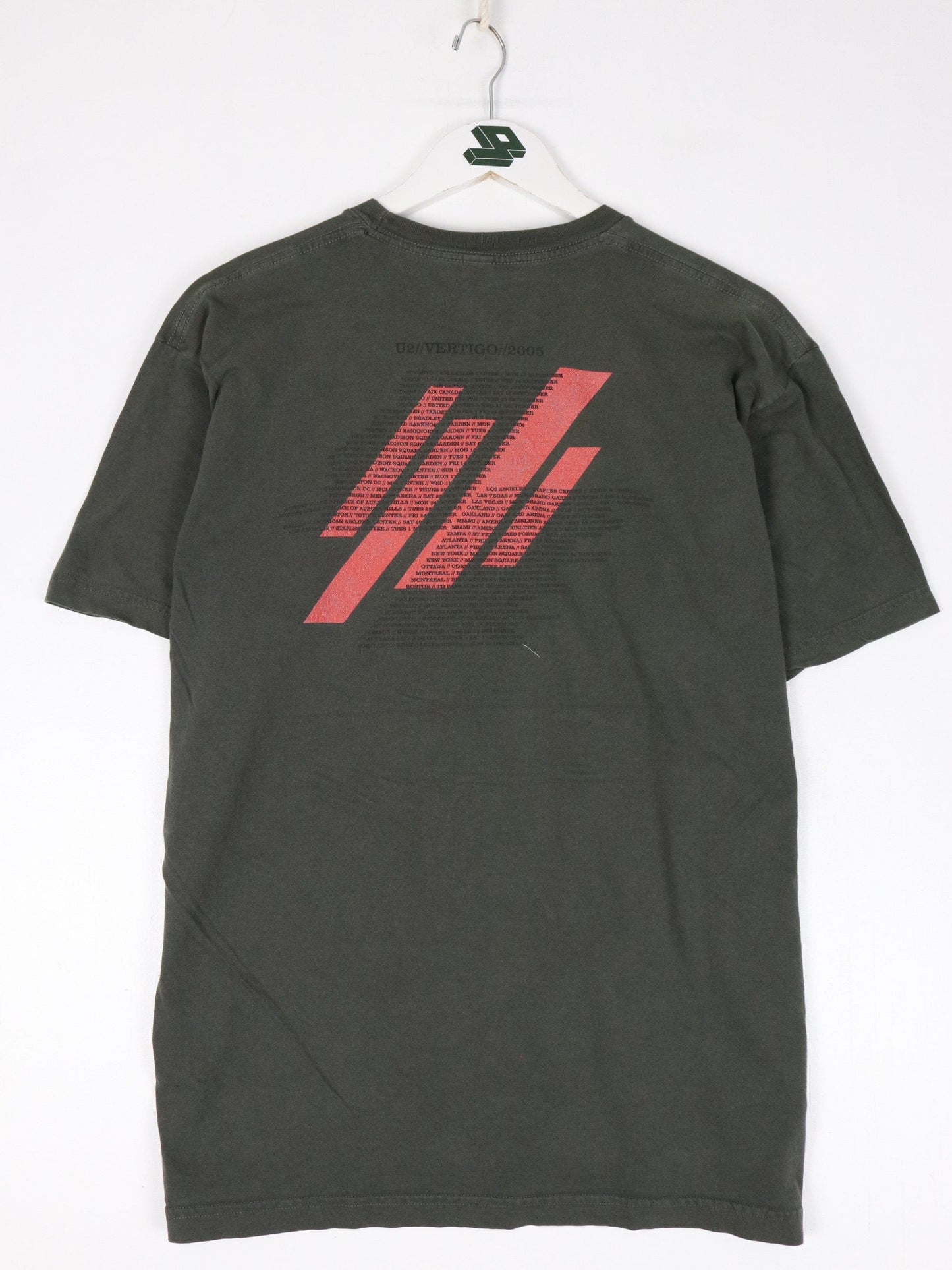 U2 T Shirt Mens XL Grey 2005 Vertigo Tour Concert from propervintagecanada