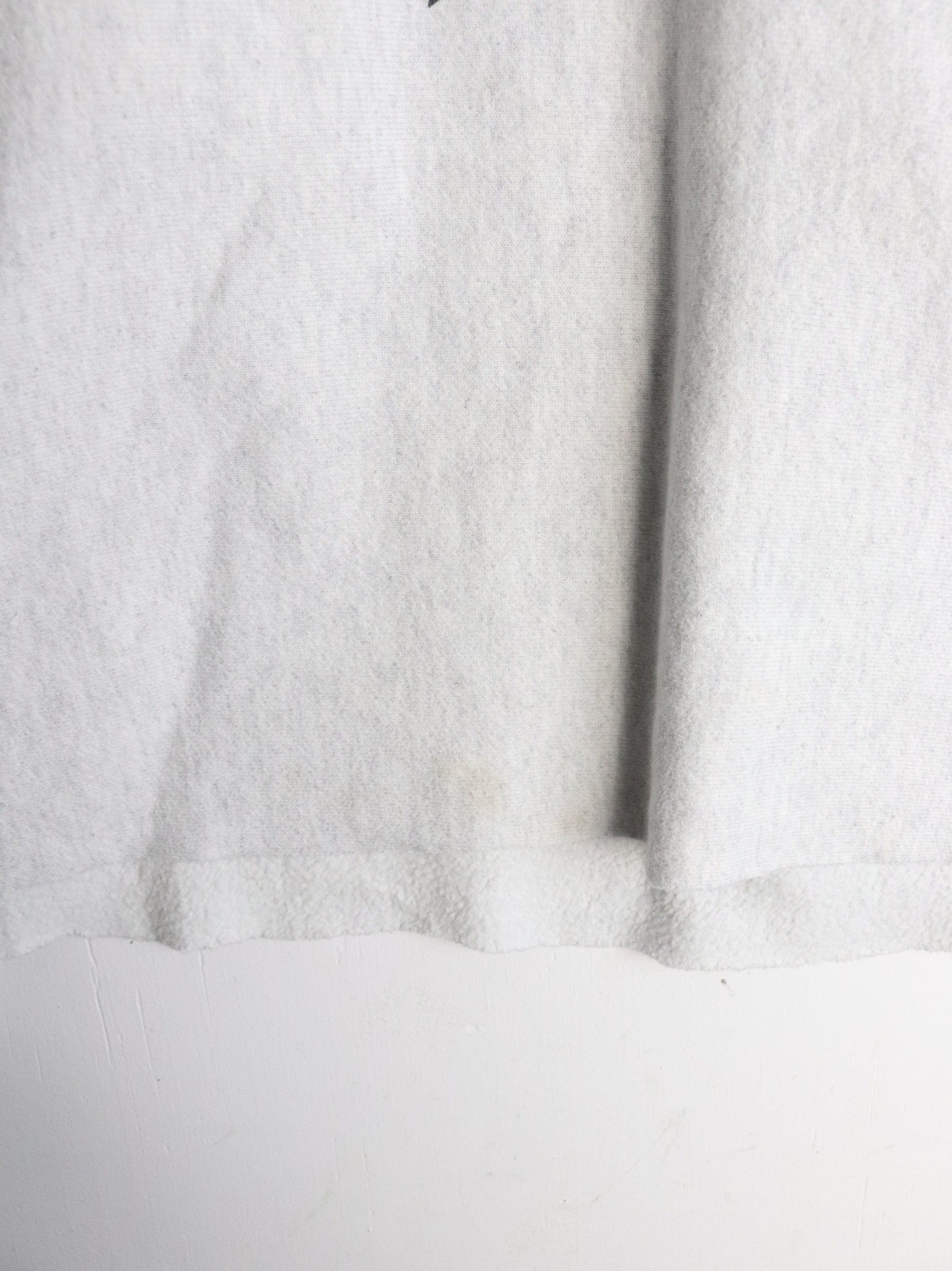 UMASS Boston Sweatshirt Adult Large Cropped Grey Champion Reverse Weave from propervintagecanada