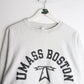 UMASS Boston Sweatshirt Adult Large Cropped Grey Champion Reverse Weave from propervintagecanada