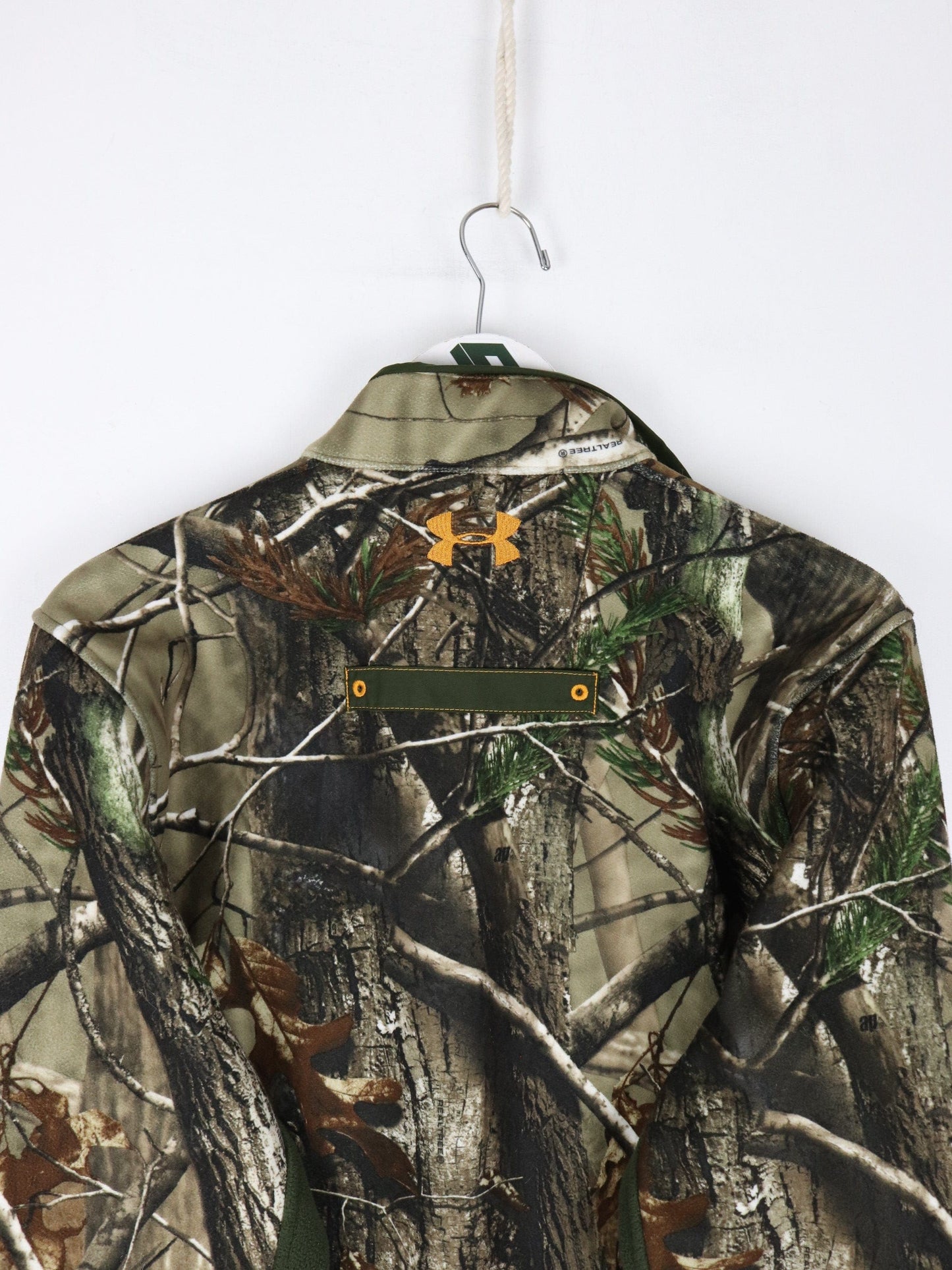 Under Armour Jackets & Coats Under Armour Jacket Mens Small Brown Tree Camo Fleece Hunting Outdoors