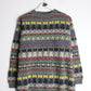 United Colors of Benetton Sweater Youth L/XL Grey Wool Blend Knit from propervintagecanada