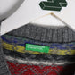 United Colors of Benetton Sweater Youth L/XL Grey Wool Blend Knit from propervintagecanada