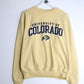 University of Colorado Sweatshirt Mens Medium Yellow from propervintagecanada