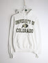 University of Colorado Sweatshirt Mens Small White Hoodie from propervintagecanada