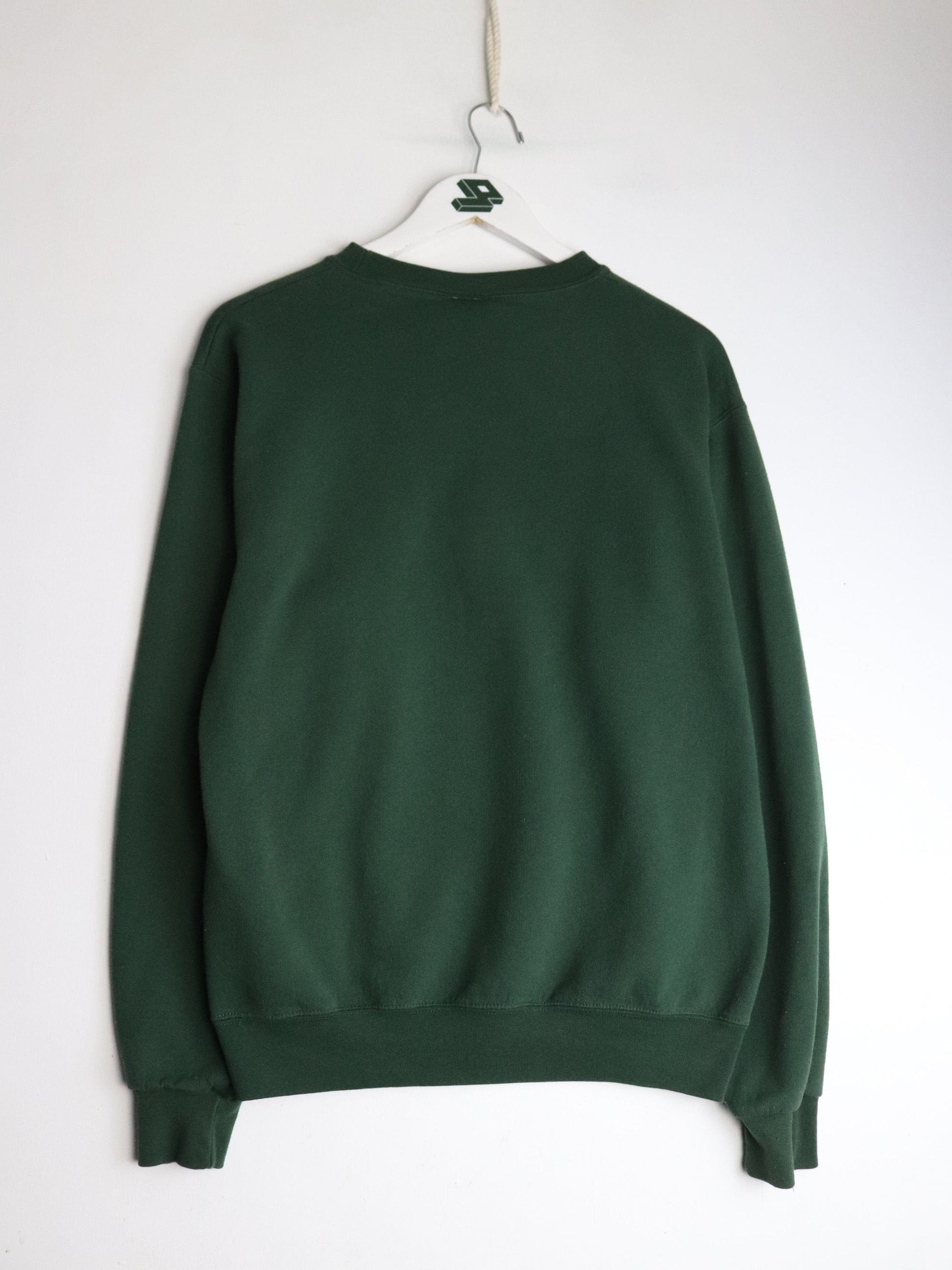 University of North Dakota Sweatshirt Mens Medium Green Champion from propervintagecanada