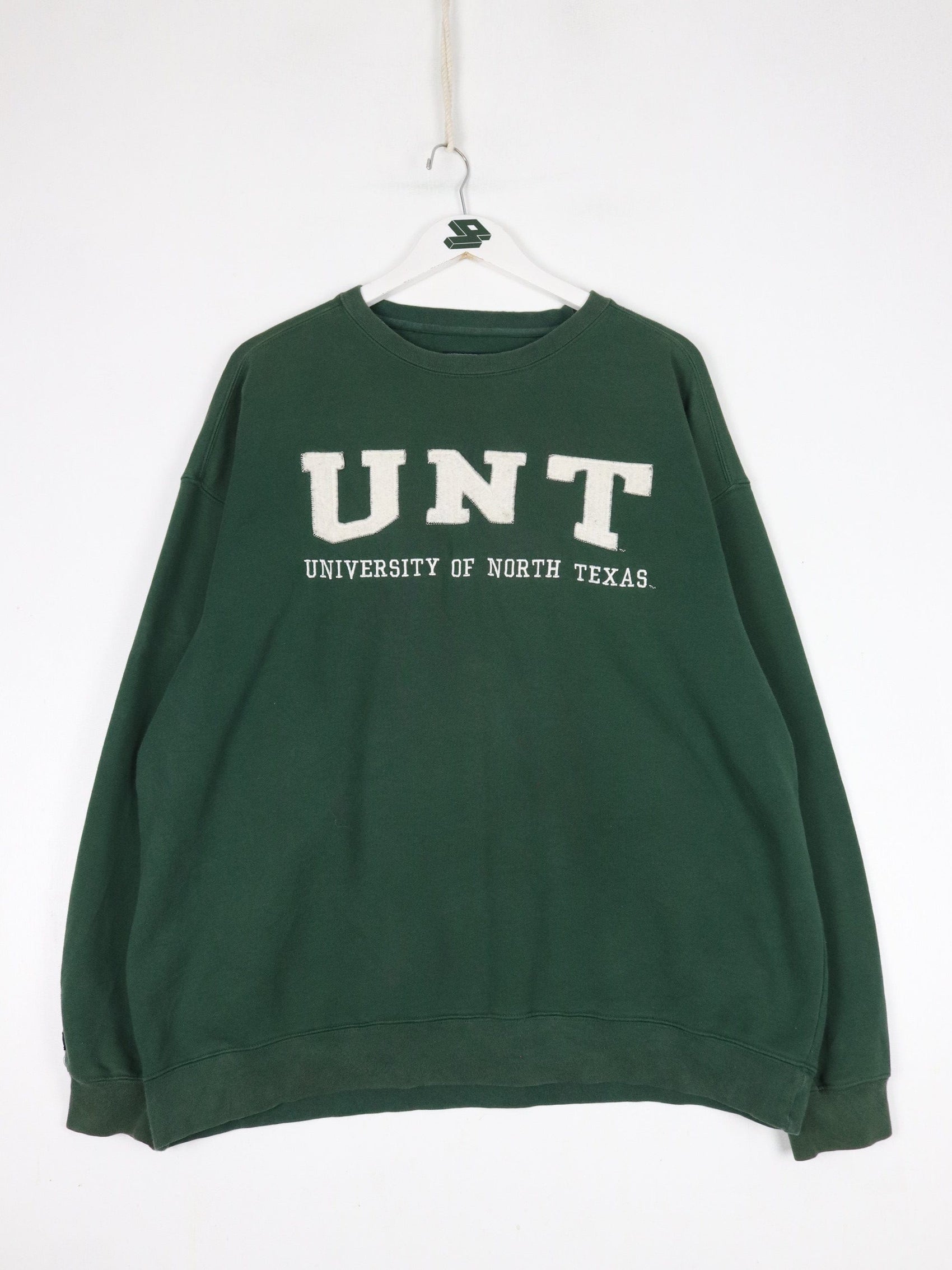 University of North Texas Sweatshirt Mens XL Green College