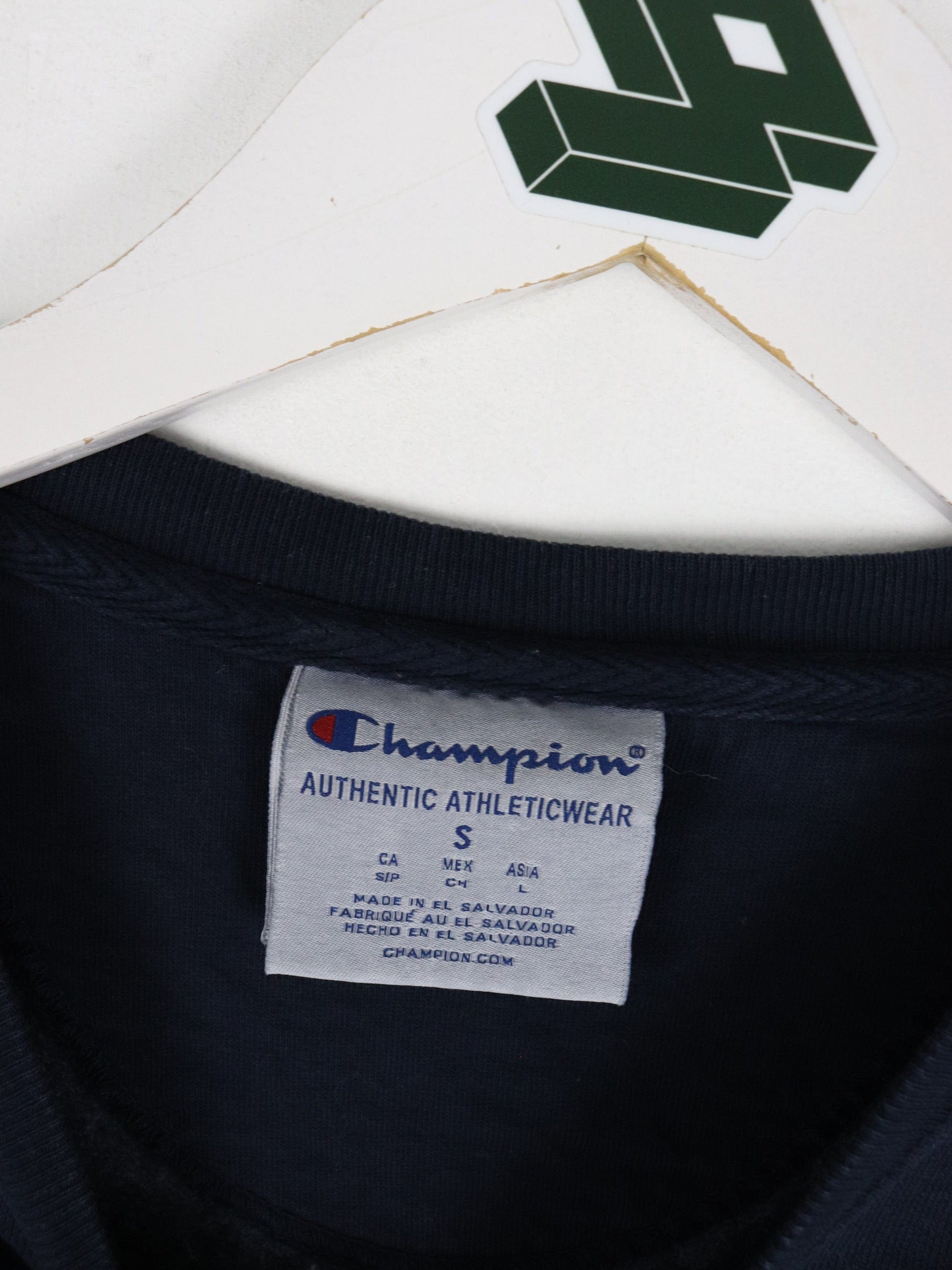 University of Victoria Sweatshirt Mens Small Blue College Champion from propervintagecanada