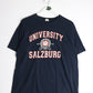 University Salzburg T Shirt Fits Mens Medium Blue College from propervintagecanada