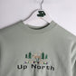 Up North Sweatshirt Mens Small Green