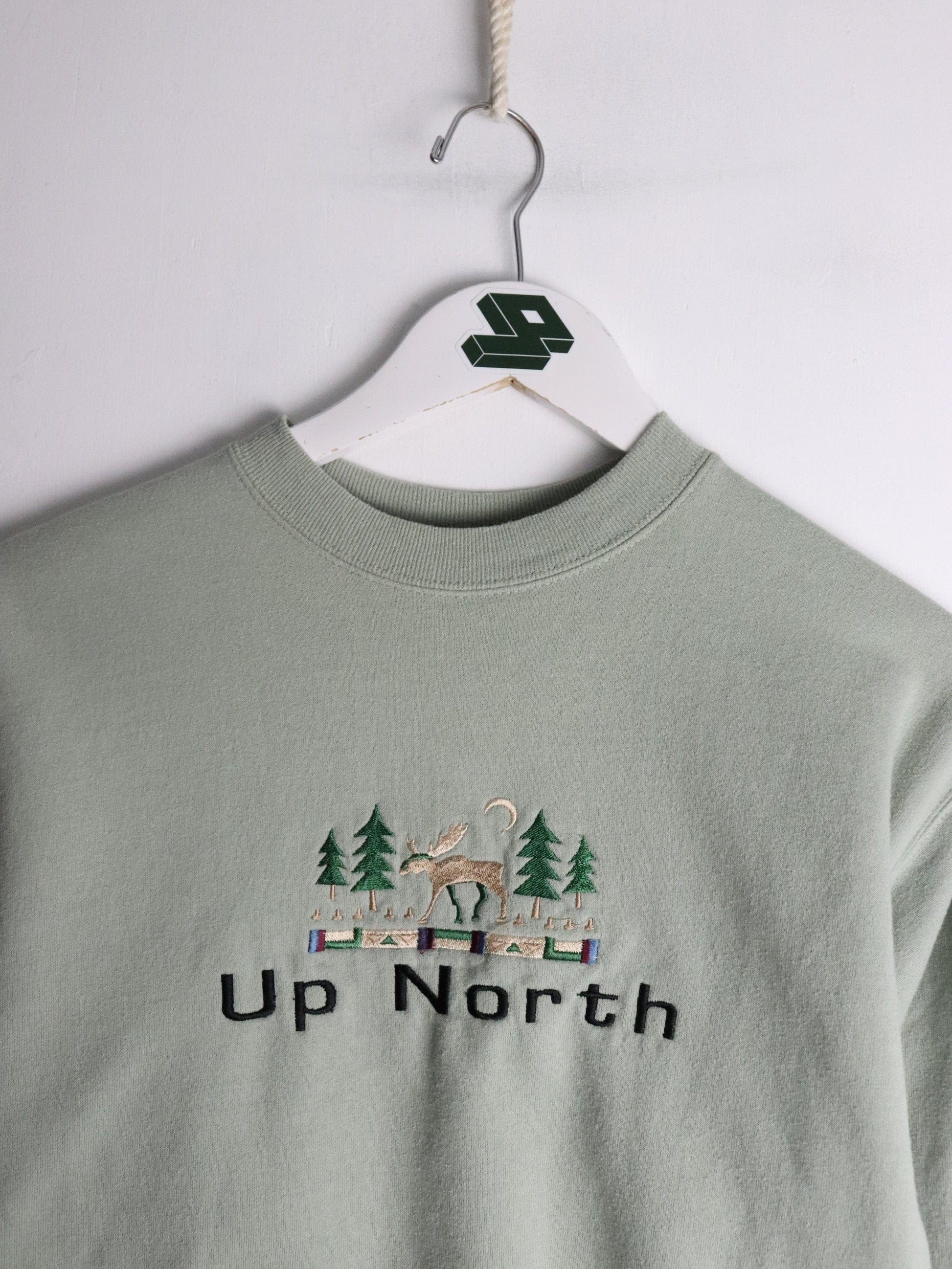 Up North Sweatshirt Mens Small Green