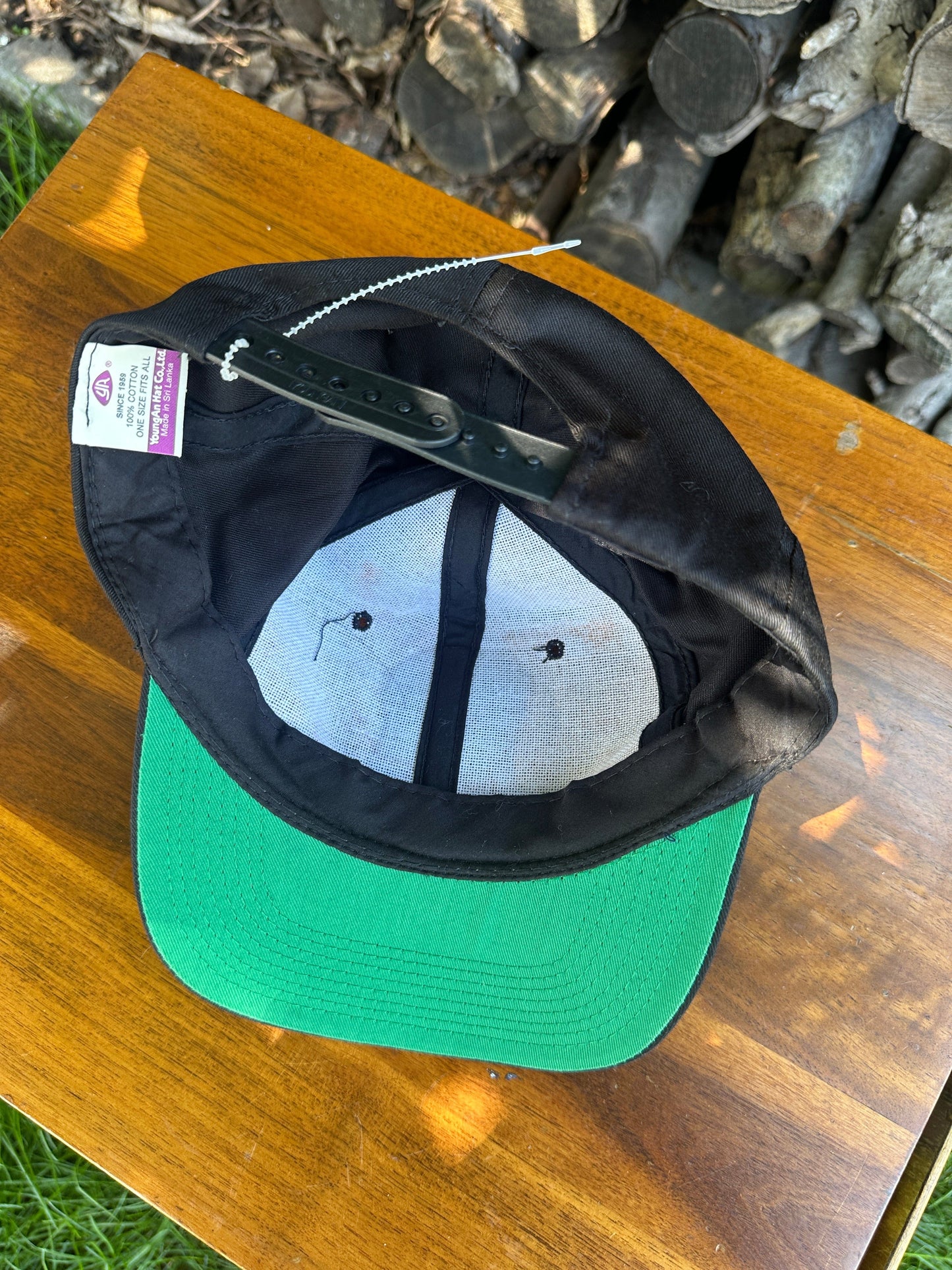 USA Special Agent Hat Adult Black Snap Back from propervintagecanada