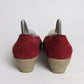 Valentino Wedge Heels Womens EU 41 Red from propervintagecanada