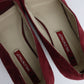 Valentino Wedge Heels Womens EU 41 Red from propervintagecanada