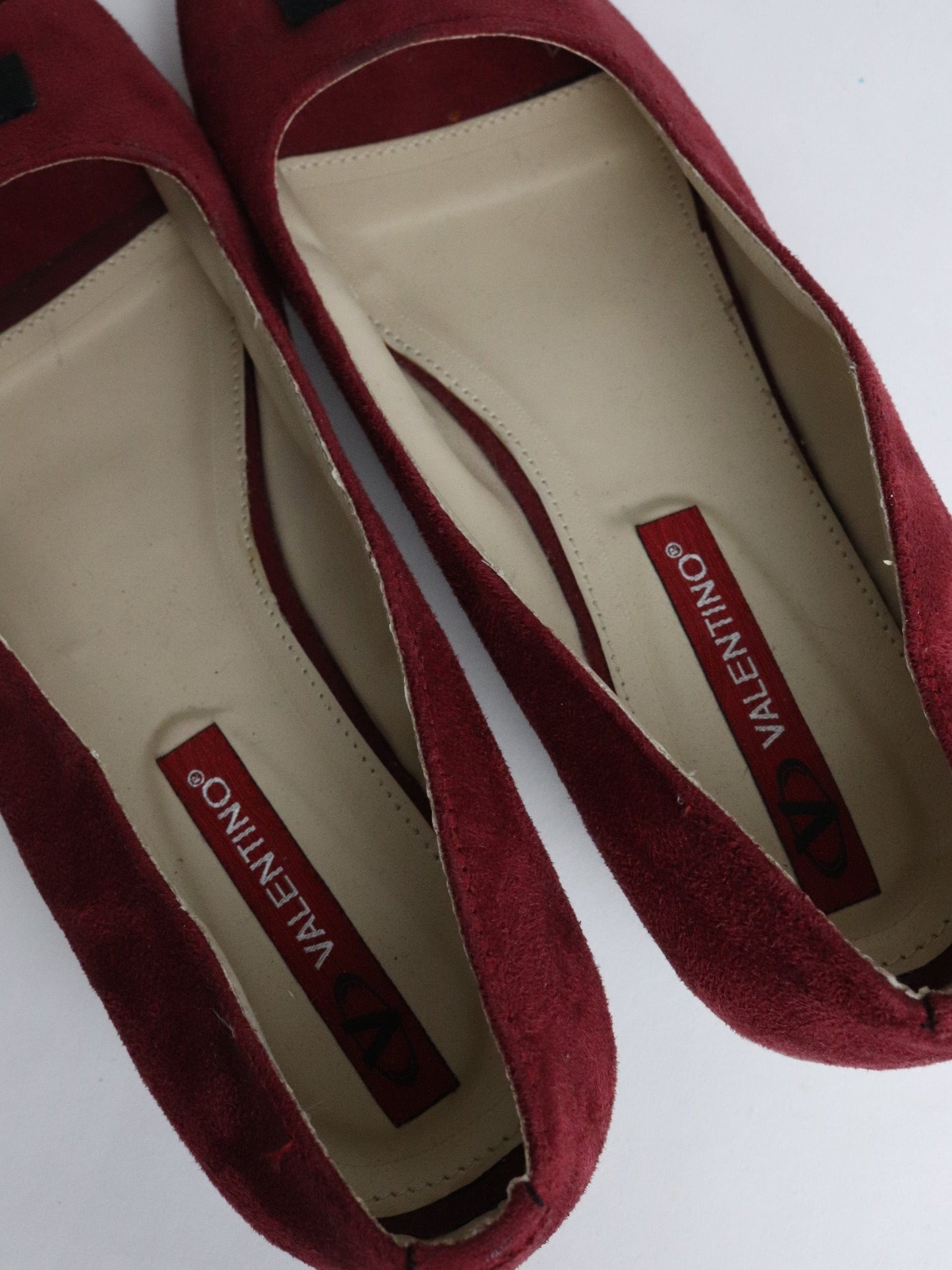 Valentino Wedge Heels Womens EU 41 Red from propervintagecanada