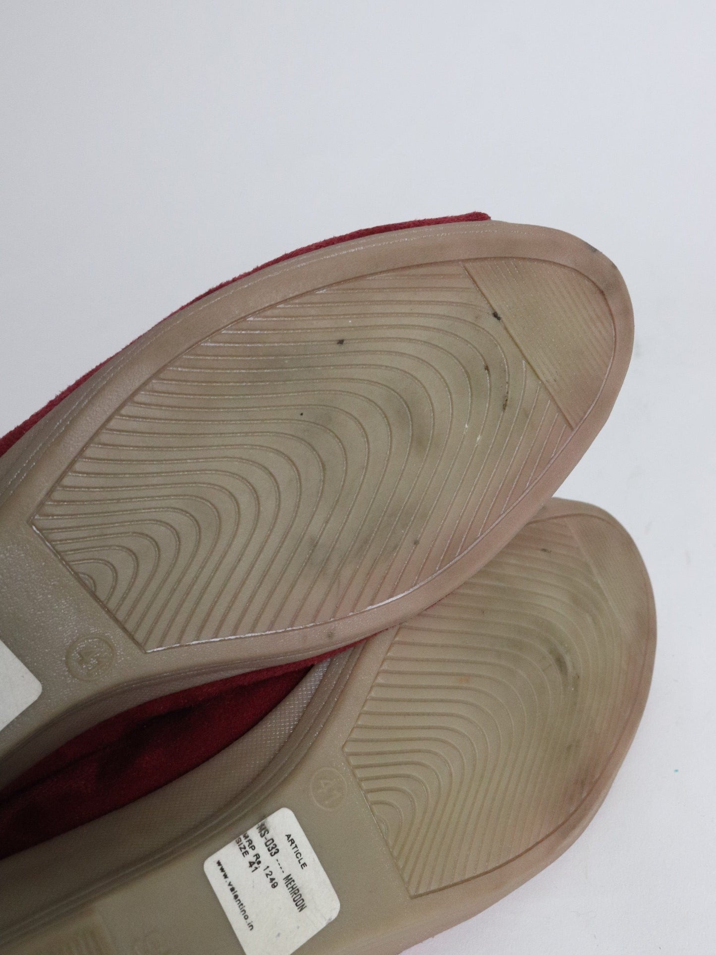 Valentino Wedge Heels Womens EU 41 Red from propervintagecanada