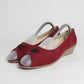 Valentino Wedge Heels Womens EU 41 Red from propervintagecanada