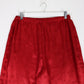 Valerie Stevens Pants Womens Medium Red Silk Pyjamas Loungewear from propervintagecanada