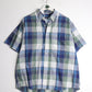 Van Heusen Shirt Mens Large Blue Plaid Button Up from propervintagecanada