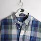 Van Heusen Shirt Mens Large Blue Plaid Button Up from propervintagecanada