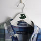 Van Heusen Shirt Mens Large Blue Plaid Button Up from propervintagecanada