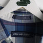 Van Heusen Shirt Mens Large Blue Plaid Button Up from propervintagecanada