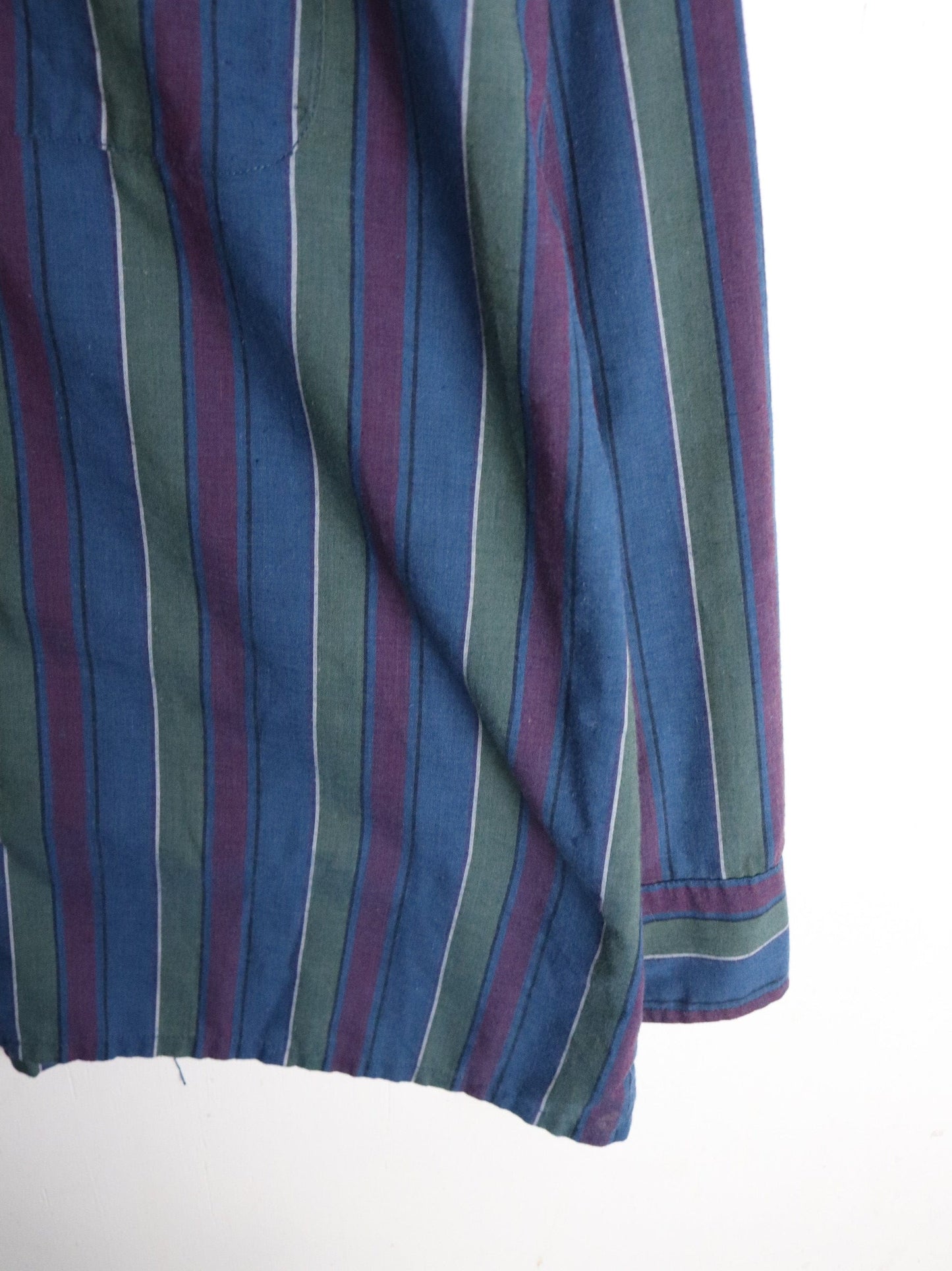 Van Heusen Shirt Mens XL Blue Striped Button Up from propervintagecanada