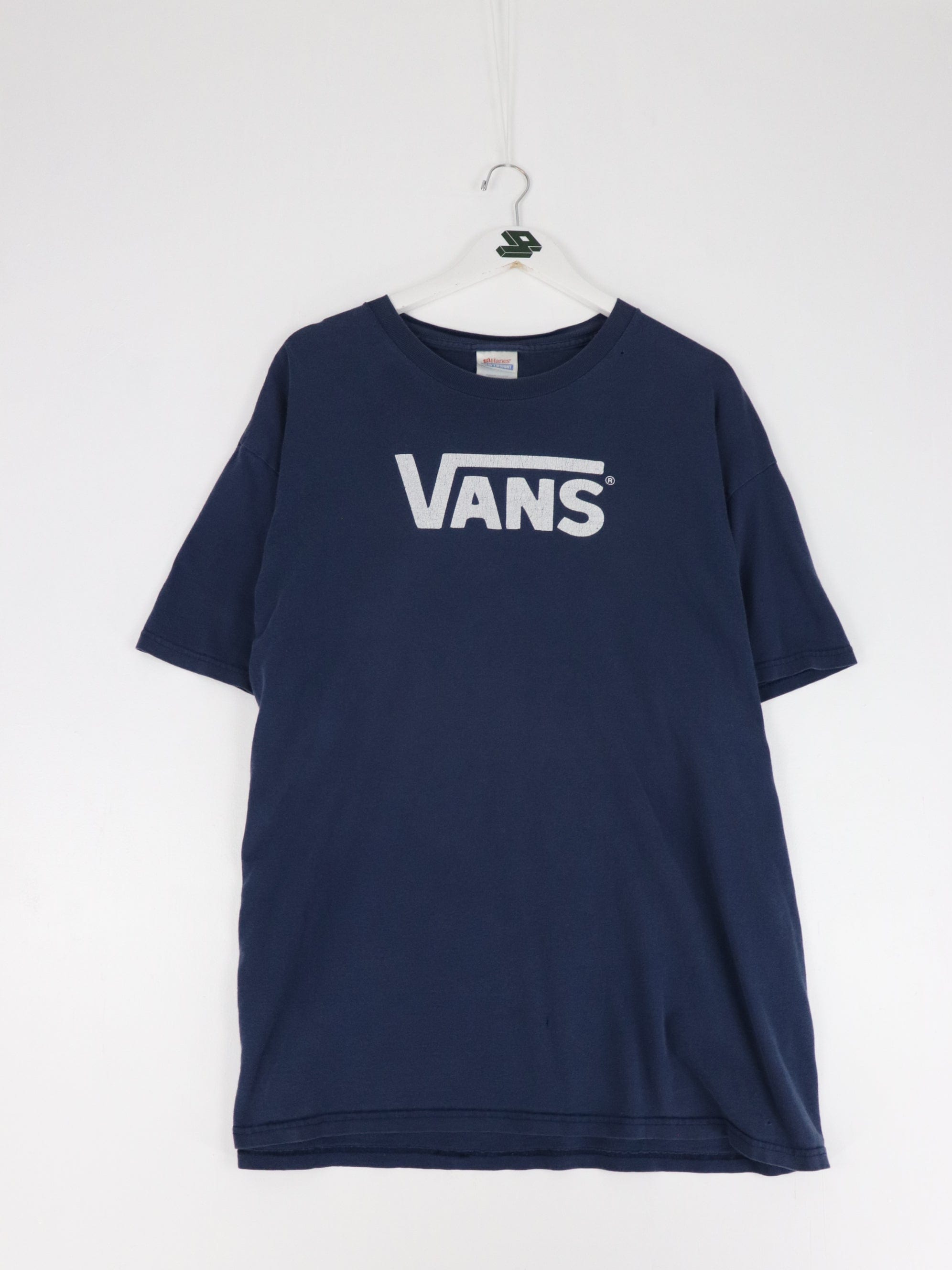 Vans T Shirt Mens XL Blue Skater Skateboarding Y2K – Proper Vintage