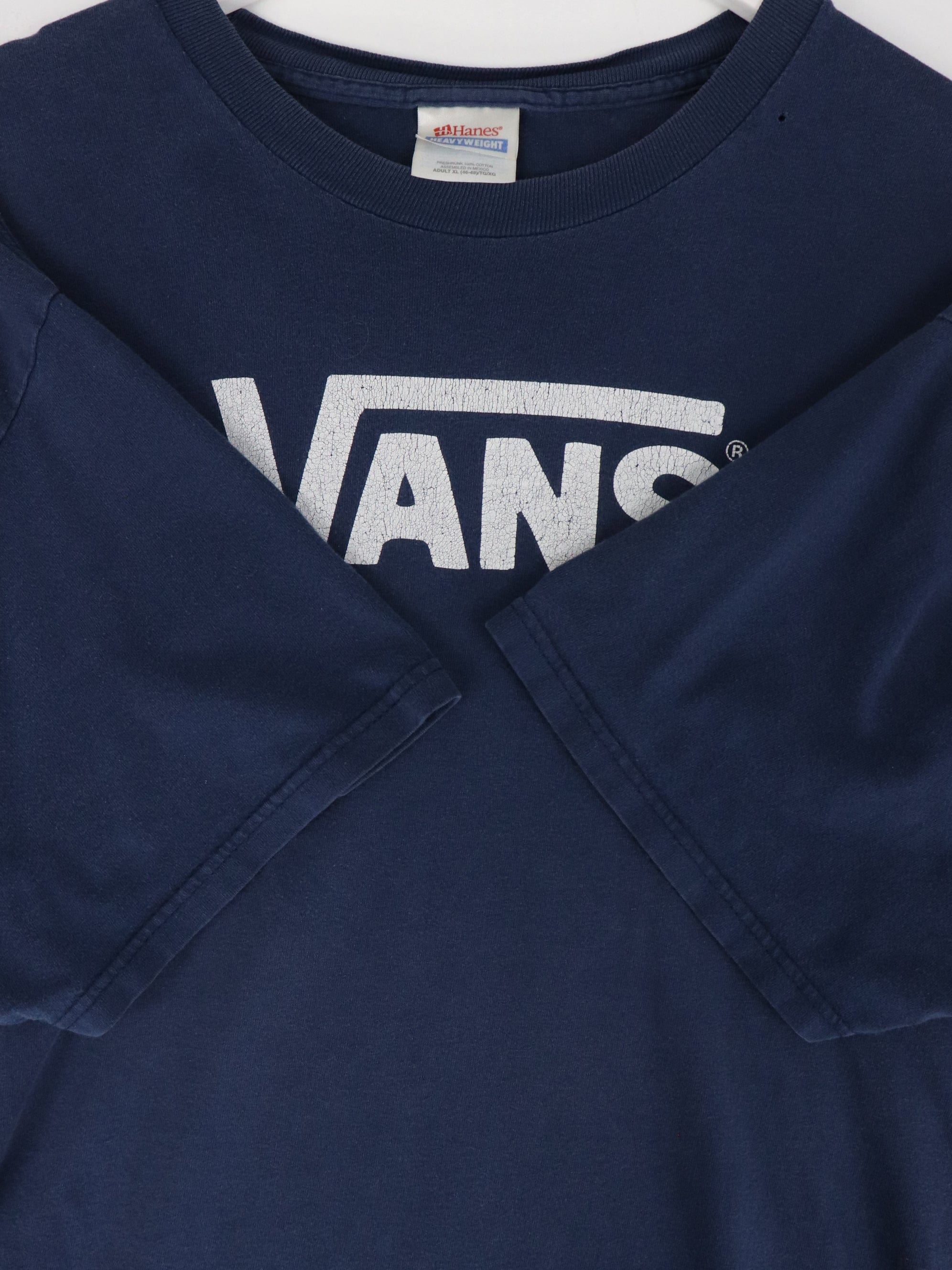 Vintage Vans T Shirt Mens XL Blue Skater Skateboarding Y2K – Proper Vintage