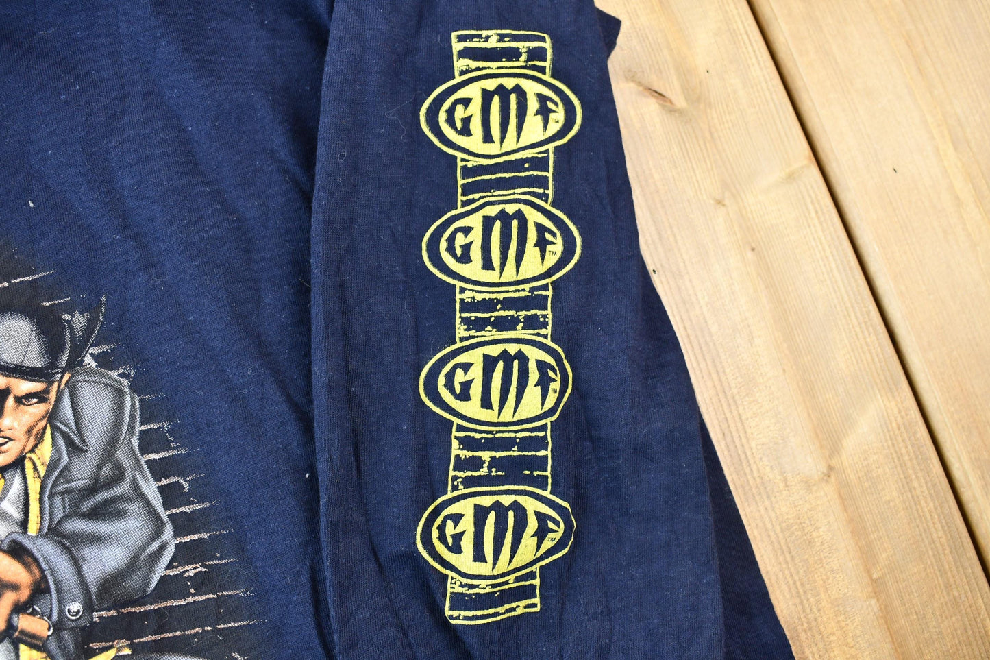 Vintage 00s GMF Ultimate Show of Respect Code of Survival Long-Sleeve Graphic T-Shirt Men's 2XL from propervintagecanada