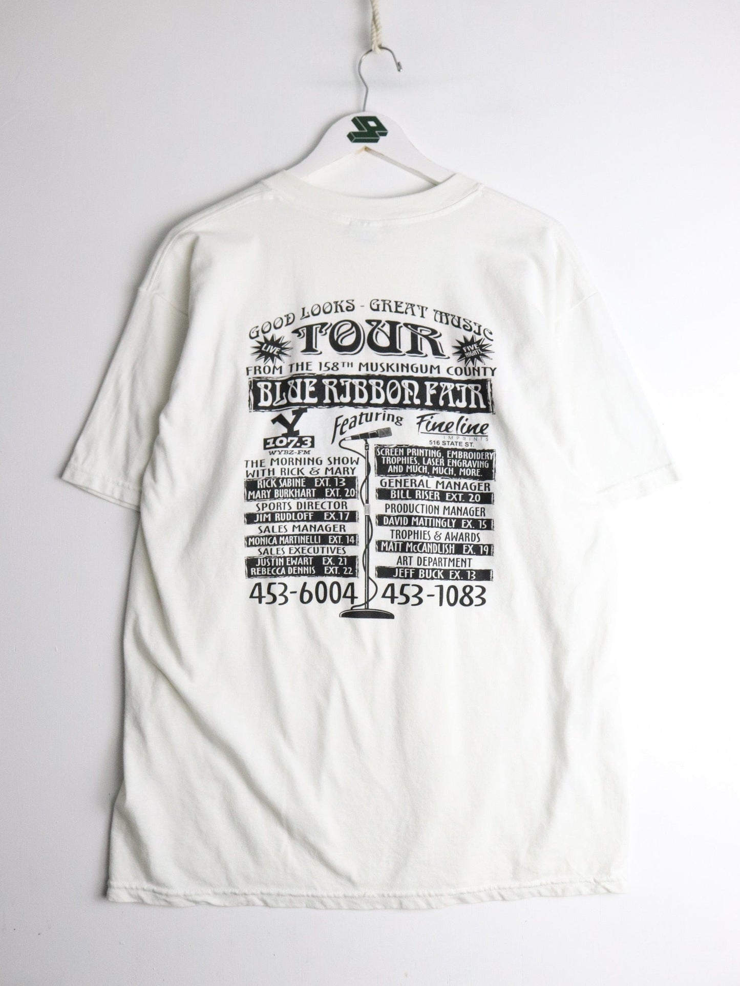 Vintage 107.3 T Shirt Mens Large White from propervintagecanada