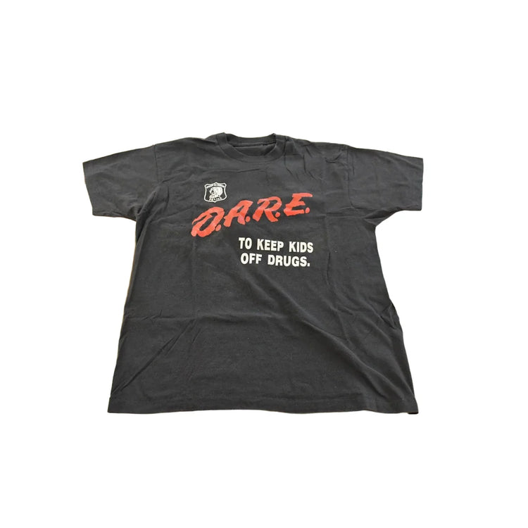 Vintage 1900s Dare to Resist Drugs And Violence Souvenir T-Shirt Men's M from propervintagecanada