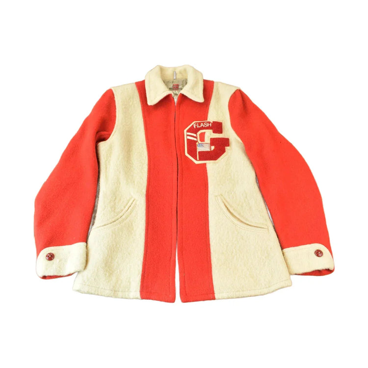 Vintage 1930s Holt's Wool Collegiate Varsity Jacket from propervintagecanada