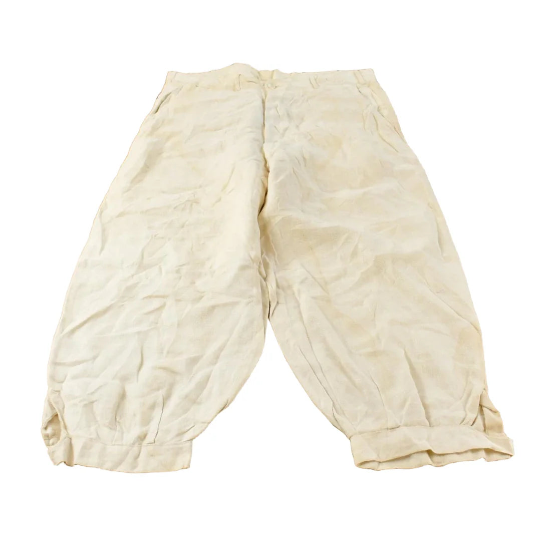 Vintage 1930s Linen Breeches Pants Trousers Men's 32 x 22.5 from propervintagecanada