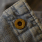 Vintage 1930s Perfect Union Made Distressed Denim Button Down Jumpsuit Men's 38 x 28 from propervintagecanada