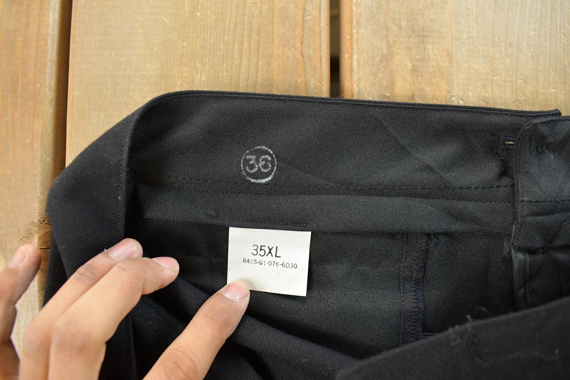 Vintage 1940's Navy Naval Clothing Factory WWII Pants Men's 35 x 33 from propervintagecanada
