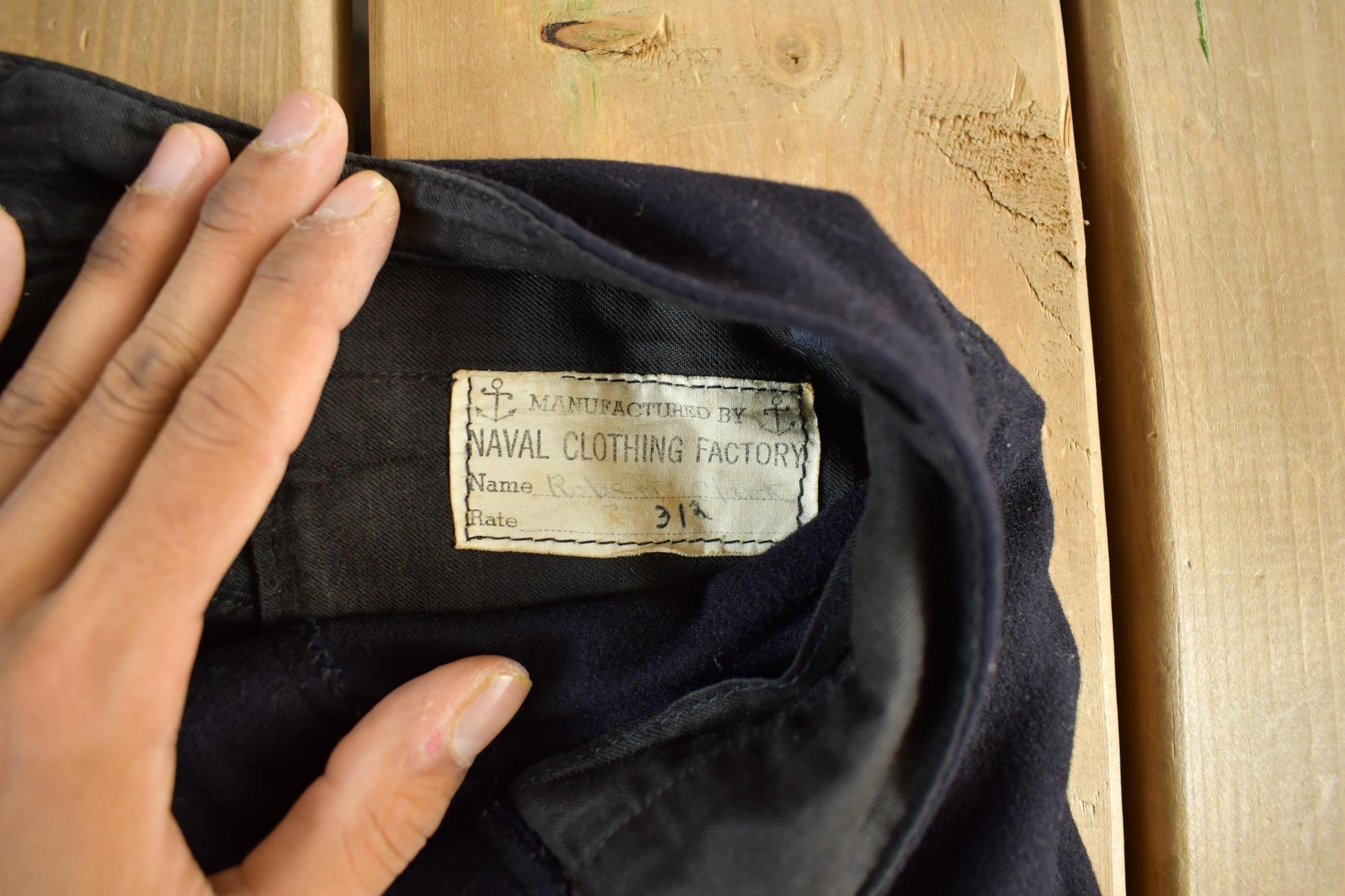 Vintage 1940's US Navy Naval Clothing Factory WWII Pants Men's 28 x 29.5 from propervintagecanada