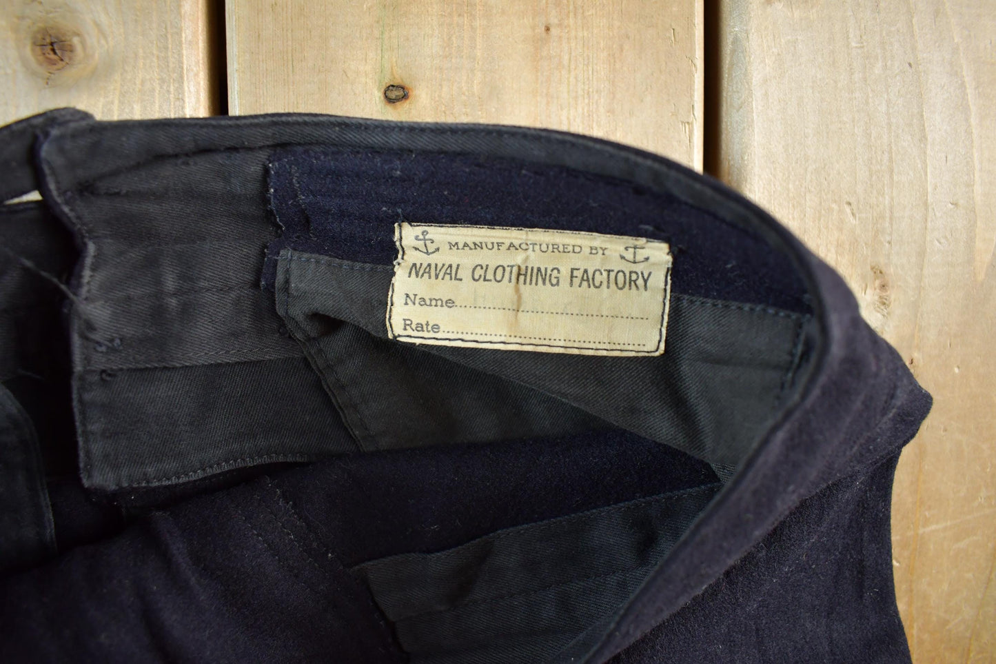 Vintage 1940's US Navy Naval Clothing Factory WWII Pants Men's Medium 32 x 31 from propervintagecanada