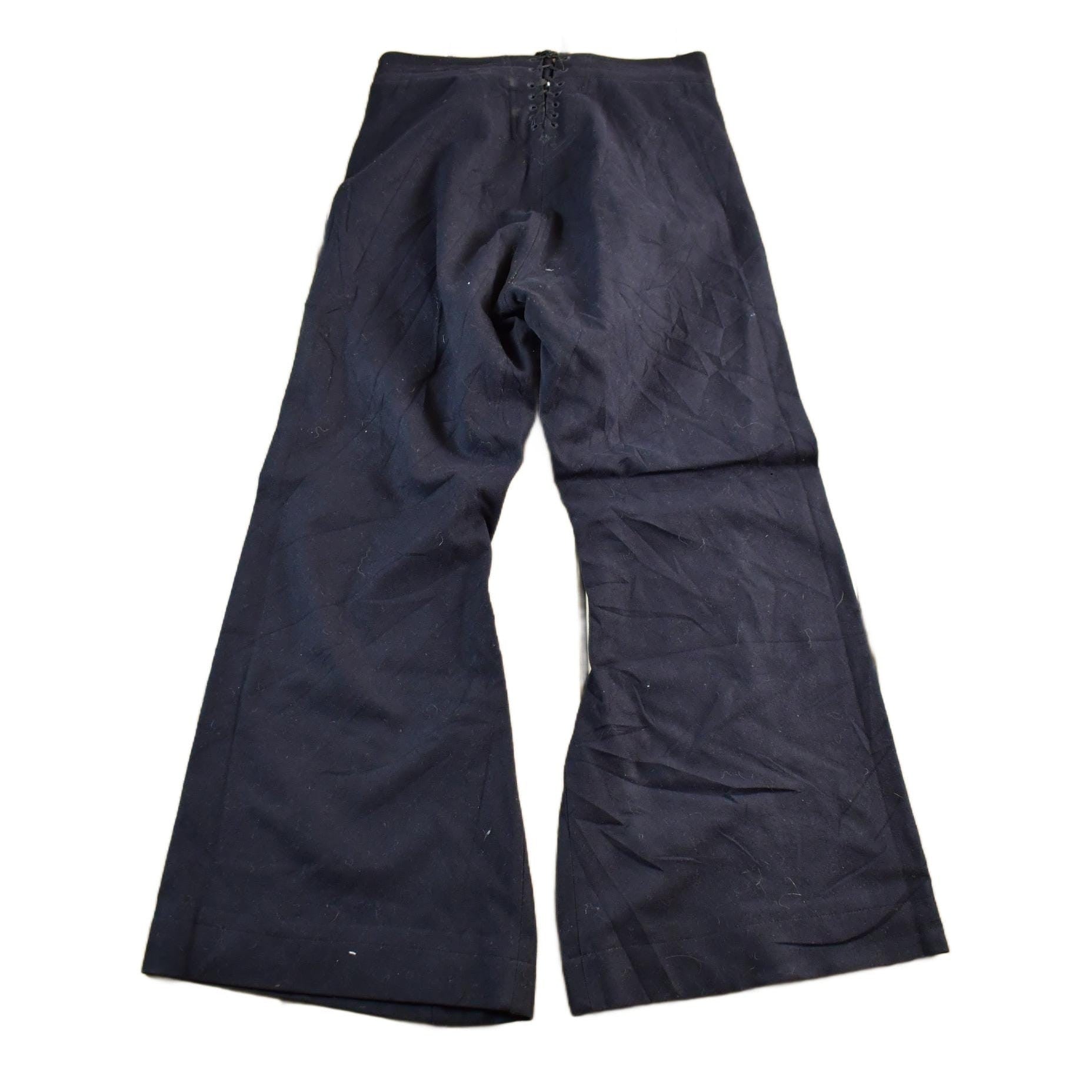 Vintage 1940's US Navy Naval Clothing Factory WWII Pants Men's Medium 32 x 31 from propervintagecanada