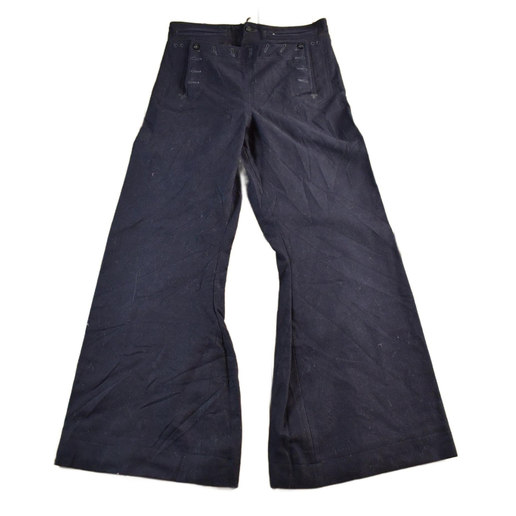 Vintage 1940's US Navy Naval Clothing Factory WWII Pants Men's Medium 32 x 31 from propervintagecanada