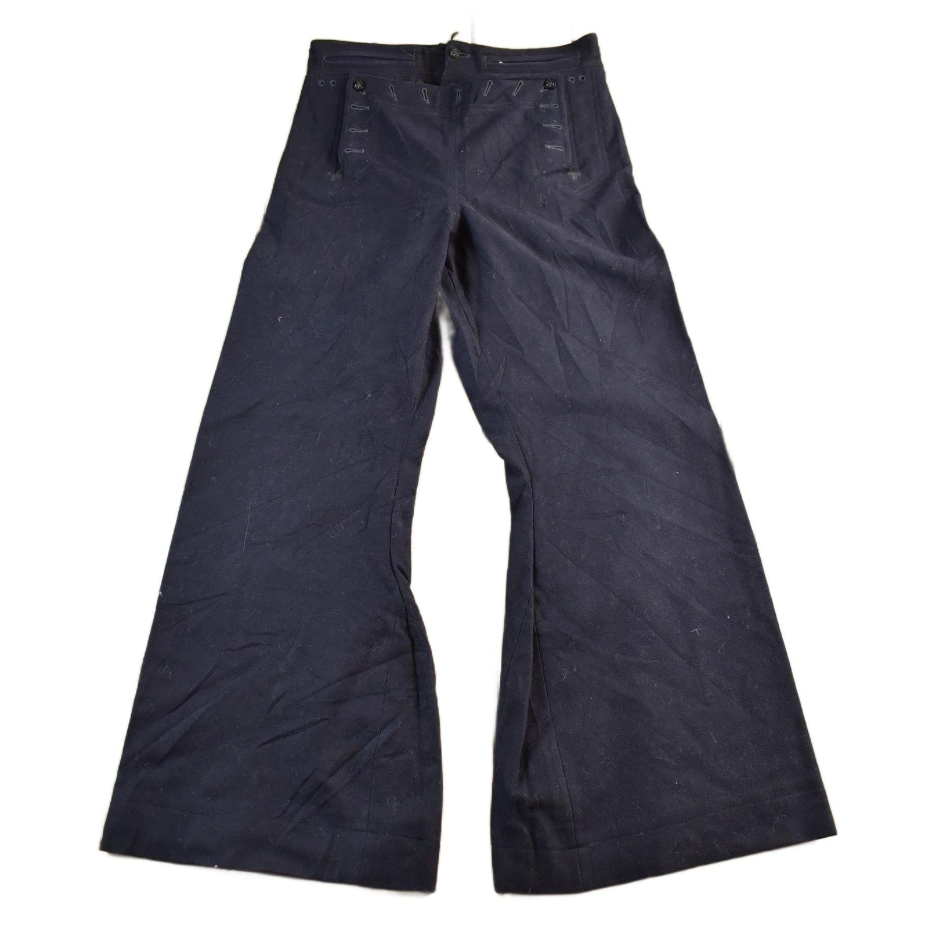 Vintage 1940's US Navy Naval Clothing Factory WWII Pants Men's Medium 32 x 31 from propervintagecanada
