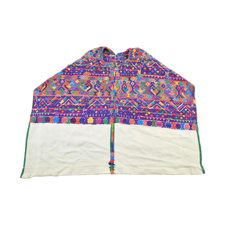 Vintage 1940s 1950s Bohemian Hand Loomed Poncho Jacket from propervintagecanada