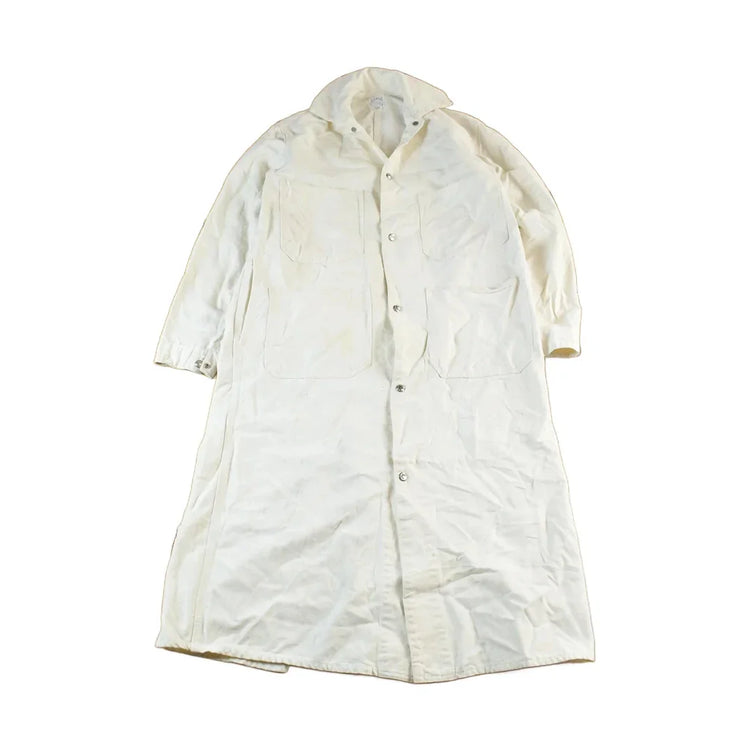 Vintage 1940s 4 Pocket Shop Coat Johnson Uniform Co Go-Pfor Men's Large from propervintagecanada