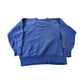 Vintage 1940s Akom Pep-Shirt Blank Navy Blue Crewneck Sweatshirt from propervintagecanada
