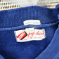 Vintage 1940s Akom Pep-Shirt Blank Navy Blue Crewneck Sweatshirt from propervintagecanada