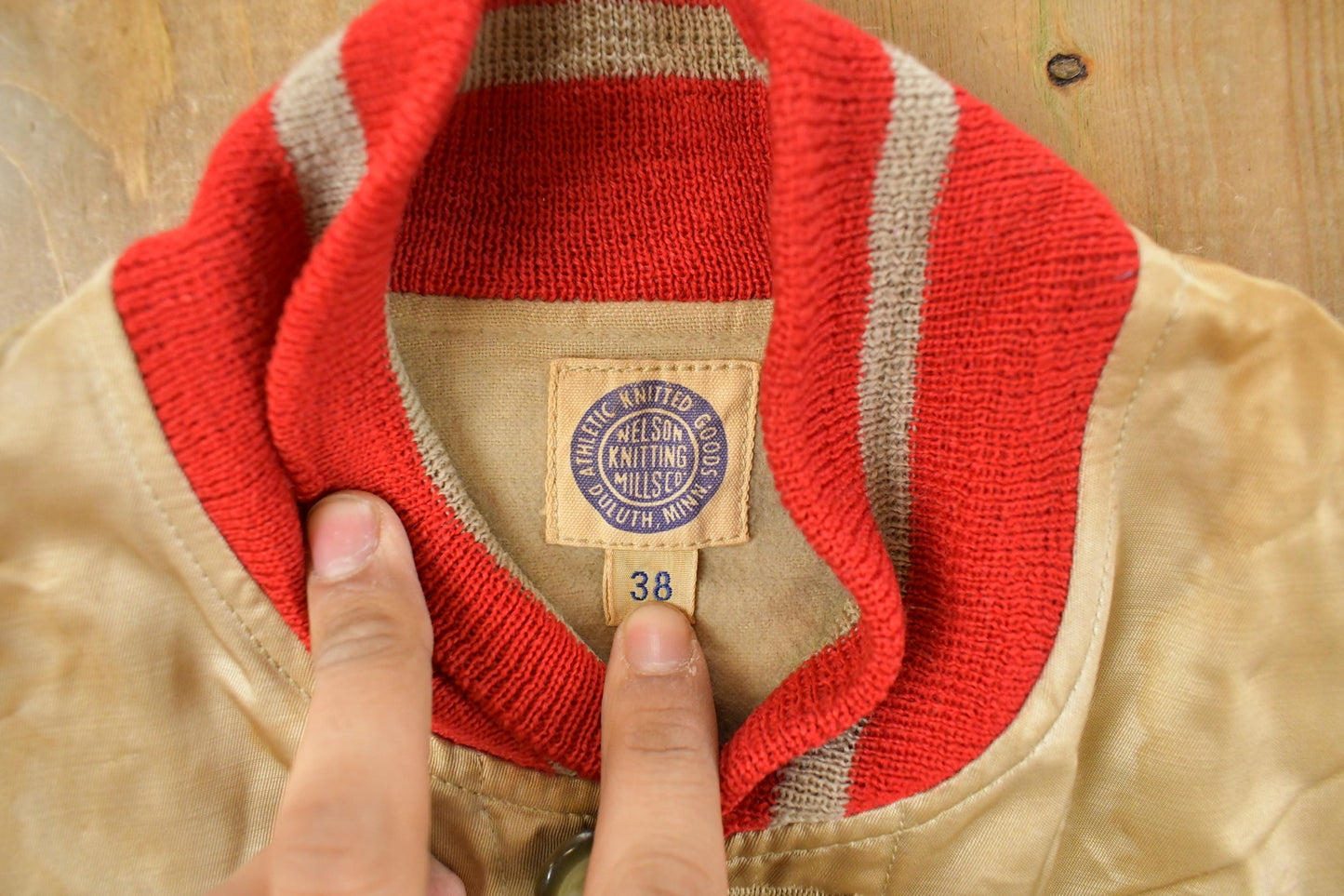 Vintage 1940s Duluth East Collegiate Varsity Jacket Men's Small from propervintagecanada
