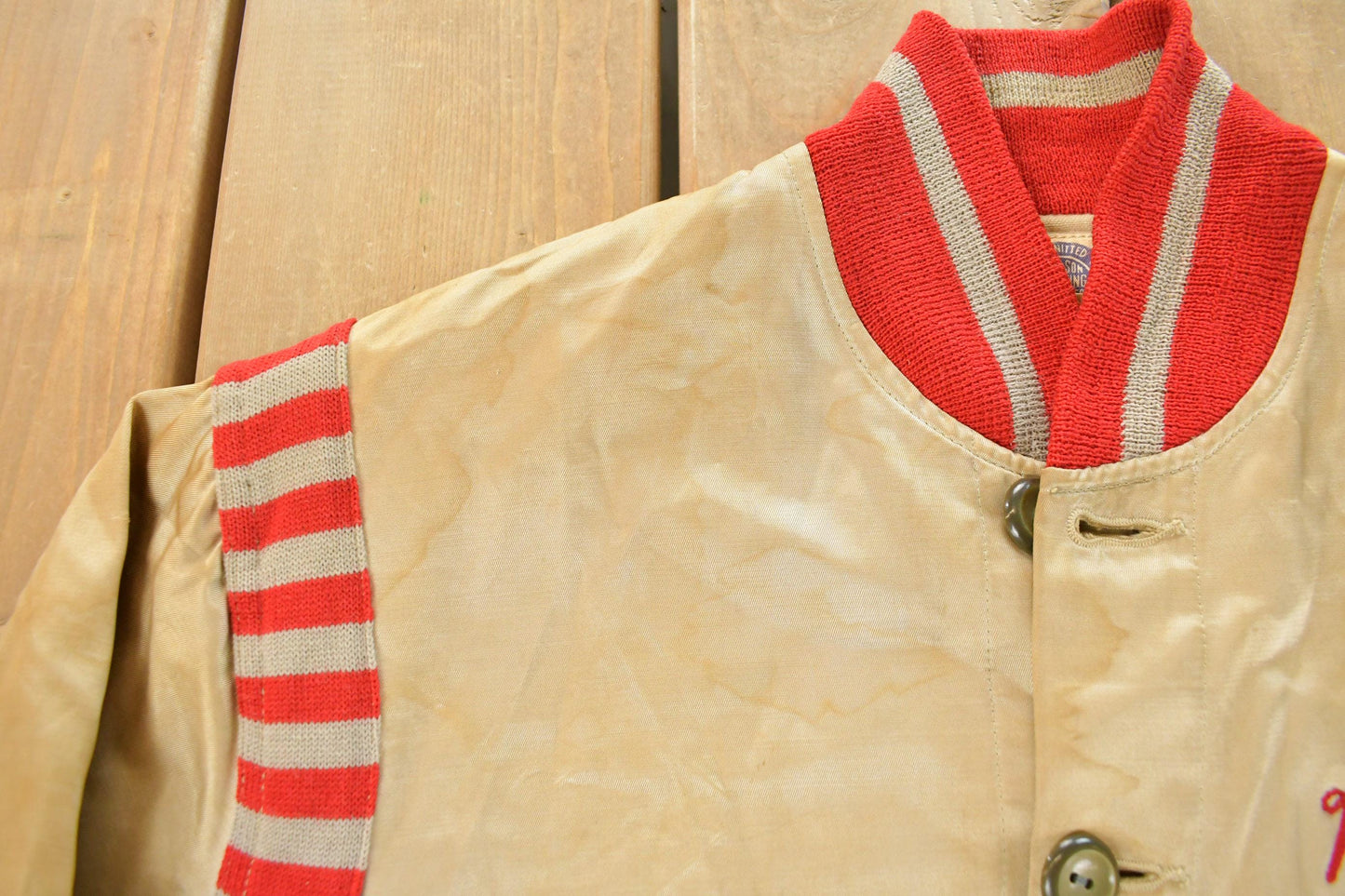 Vintage 1940s Duluth East Collegiate Varsity Jacket Men's Small from propervintagecanada