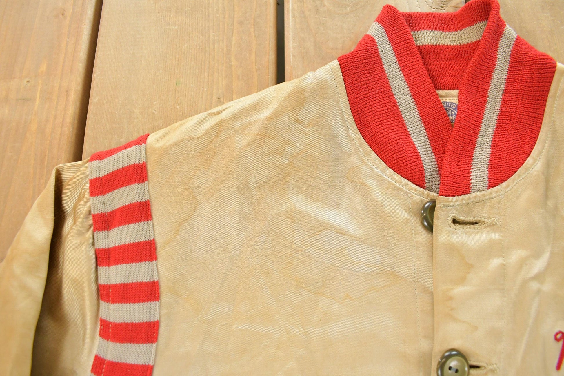 Vintage 1940s Duluth East Collegiate Varsity Jacket Men's Small from propervintagecanada