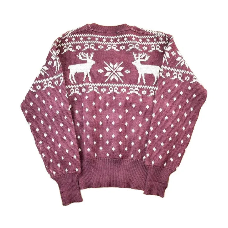 Vintage 1940s Jantzen Reindeer Knit Crewneck Sweater from propervintagecanada