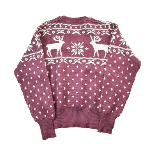 Vintage 1940s Jantzen Reindeer Knit Crewneck Sweater from propervintagecanada