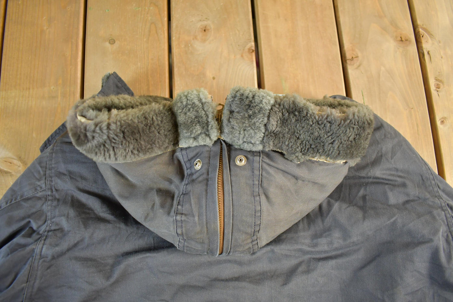 Vintage 1940s Lake O Woods Military Outdoors Jacket Men's XL from propervintagecanada